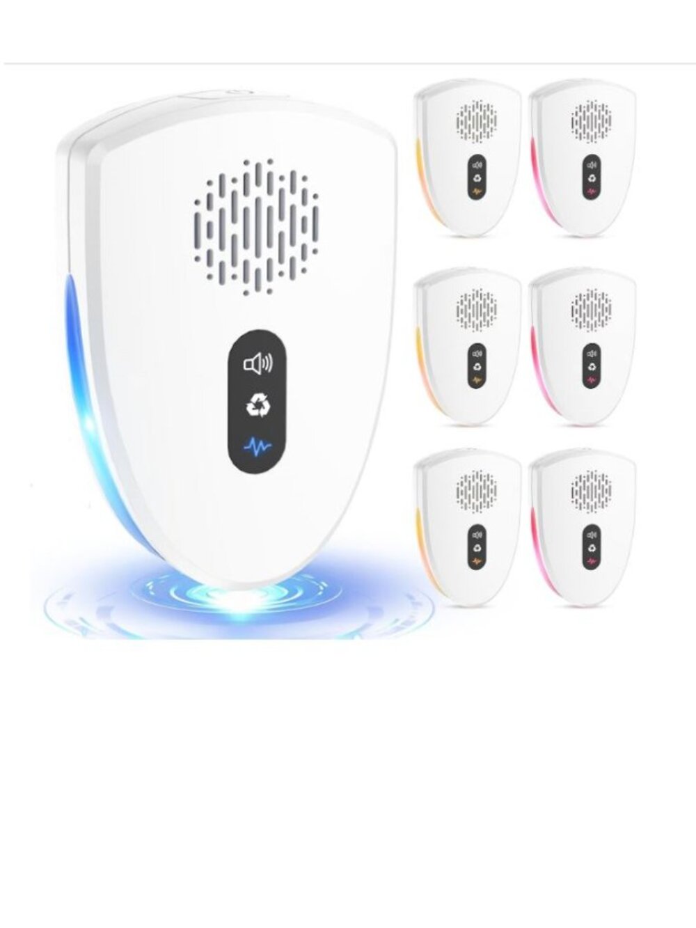 Upgraded Ultrasonic Pest Control Repeller, Mouse insect Repellent 6 Pack